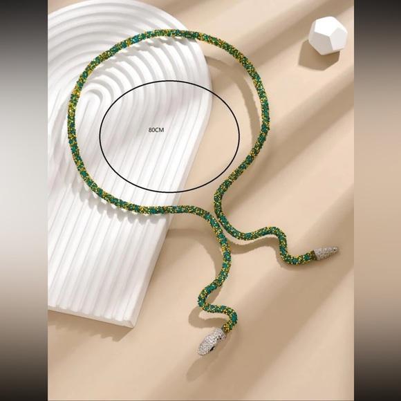 🐍 Unique and sexy metallic colorful flexible serpent snake body jewelry🐍 - Picture 6 of 8